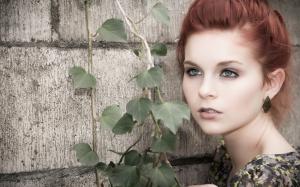 Karoline Kate, Model, Redhead, Blue Eyes, Women wallpaper thumb