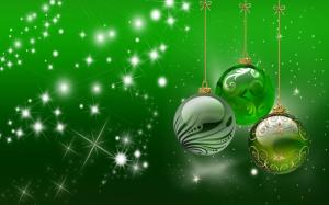 Green Christmas wallpaper thumb