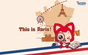France, Travel, Cute, Meng, Paris, Arc De Triomphe, Tower, Ferris Wheel, Book wallpaper thumb