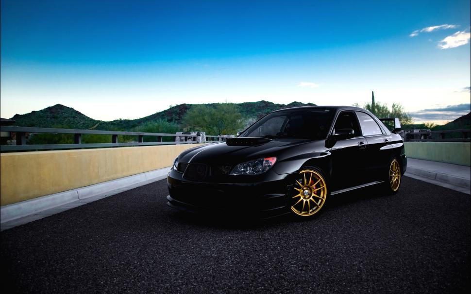 Subaru Impreza WRX Black wallpaper,sport HD wallpaper,speed HD wallpaper,cars HD wallpaper,1920x1200 wallpaper