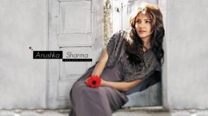 Anushka Sharma Hold Flowers wallpaper thumb