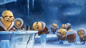 Minions In Ice Cold Winter HD wallpaper thumb