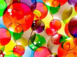 Colorful abstract background, bubbles, circles wallpaper thumb