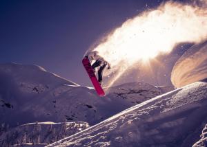 snowboarding, trick, jump, snow wallpaper thumb