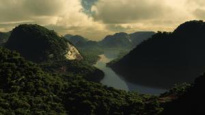 River Forest Tropical Landscape HD wallpaper thumb