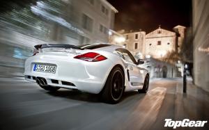 Porsche Cayman Motion Blur Top Gear HD wallpaper thumb