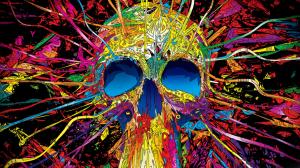 Skull Colorful Best wallpaper thumb