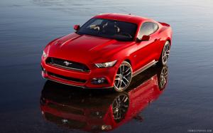 2015 Ford Mustang Red wallpaper thumb