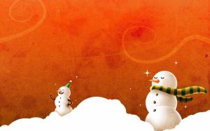 Snowman, Holidays, Snow, Winter, Celebration wallpaper thumb