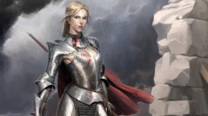 Fantasy, Woman, Warrior, Armor, Blood wallpaper thumb