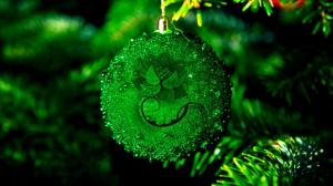 Holidays Christmas Balls Green wallpaper thumb