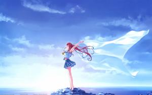 Anime, Anime Girls, Summer, Wind wallpaper thumb