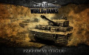 World of Tanks, heavy tank, German Tiger Tank wallpaper thumb