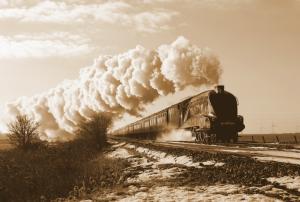 Vehicles, Train, Steam Locomotive, Smoke, Clouds wallpaper thumb