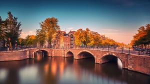 Amsterdam, Nederland, bridge wallpaper thumb