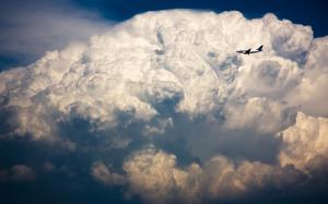 Airplane Plane Clouds HD wallpaper thumb