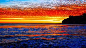 Awesome Sea Sky Colors Hdr wallpaper thumb