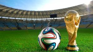 World Cup Soccer Football Trophy Grass Ball HD wallpaper thumb
