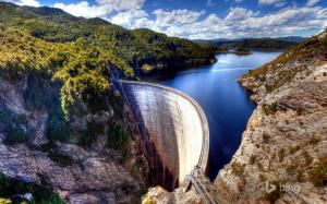 Gordon Dam Tasmania Australia wallpaper thumb