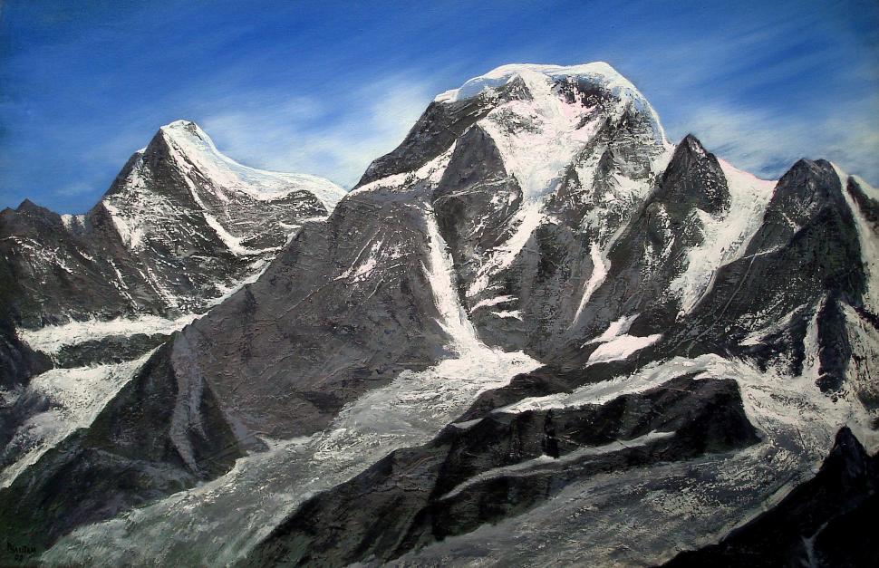 Haathi Ghori Peaks wallpaper,snow HD wallpaper,nature HD wallpaper,mountains HD wallpaper,clouds HD wallpaper,3d & abstract HD wallpaper,2339x1513 wallpaper