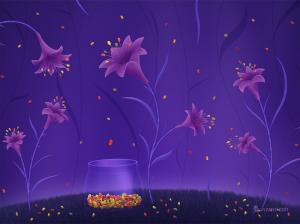Flowers Purple Jelly Beans HD wallpaper thumb