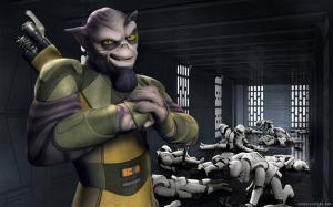 Zeb Orrelios in Star Wars Rebels wallpaper thumb