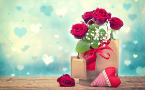 Valentine's Day, love, roses wallpaper thumb