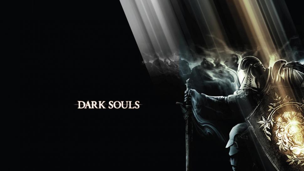 Dark Souls Knight Medieval Black HD wallpaper,video games HD wallpaper,black HD wallpaper,dark HD wallpaper,knight HD wallpaper,medieval HD wallpaper,souls HD wallpaper,1920x1080 wallpaper