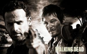 Rick and Daryl The Walking Dead wallpaper thumb