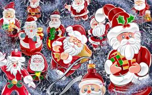 Santa Claus and gifts wallpaper thumb