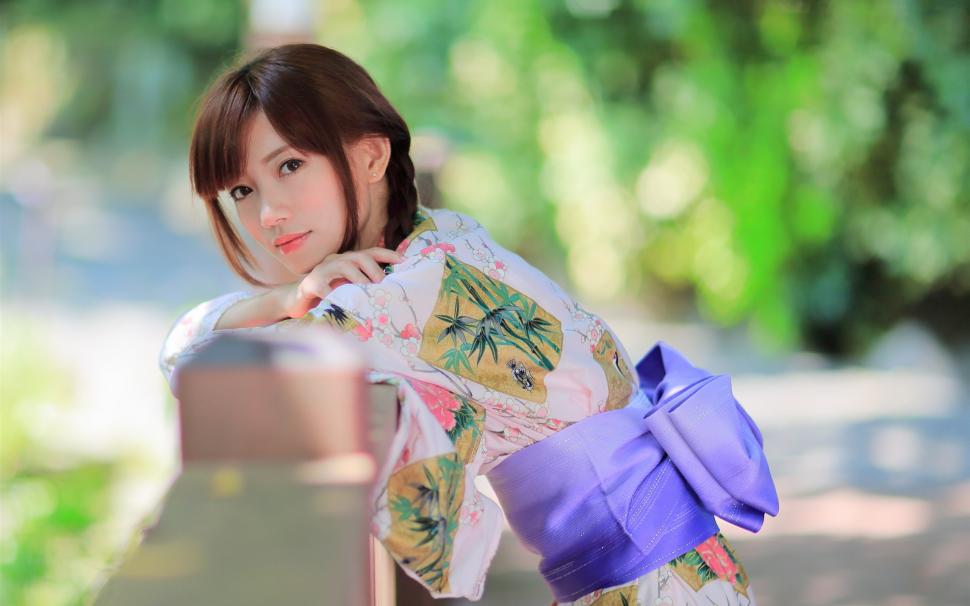 Beautiful Japanese girl, kimono, summer wallpaper,Beautiful HD wallpaper,Japanese HD wallpaper,Girl HD wallpaper,Kimono HD wallpaper,Summer HD wallpaper,2560x1600 wallpaper