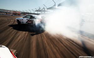 Dodge Challenger Mopar Drift Smoke Motion Blur HD wallpaper thumb
