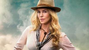 Women, Blonde, Long Hair, Charlize Theron, Actress, Hats, Face, Clouds, Cowgirl wallpaper thumb