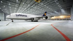 Airplane, Airbus, A380, Lights wallpaper thumb