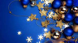 christmas decorations, stars, gold, holiday, christmas, mood, new year wallpaper thumb