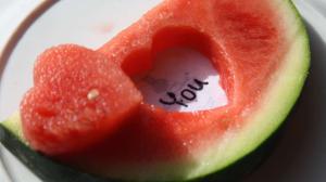 Love You Watermelon HD wallpaper thumb