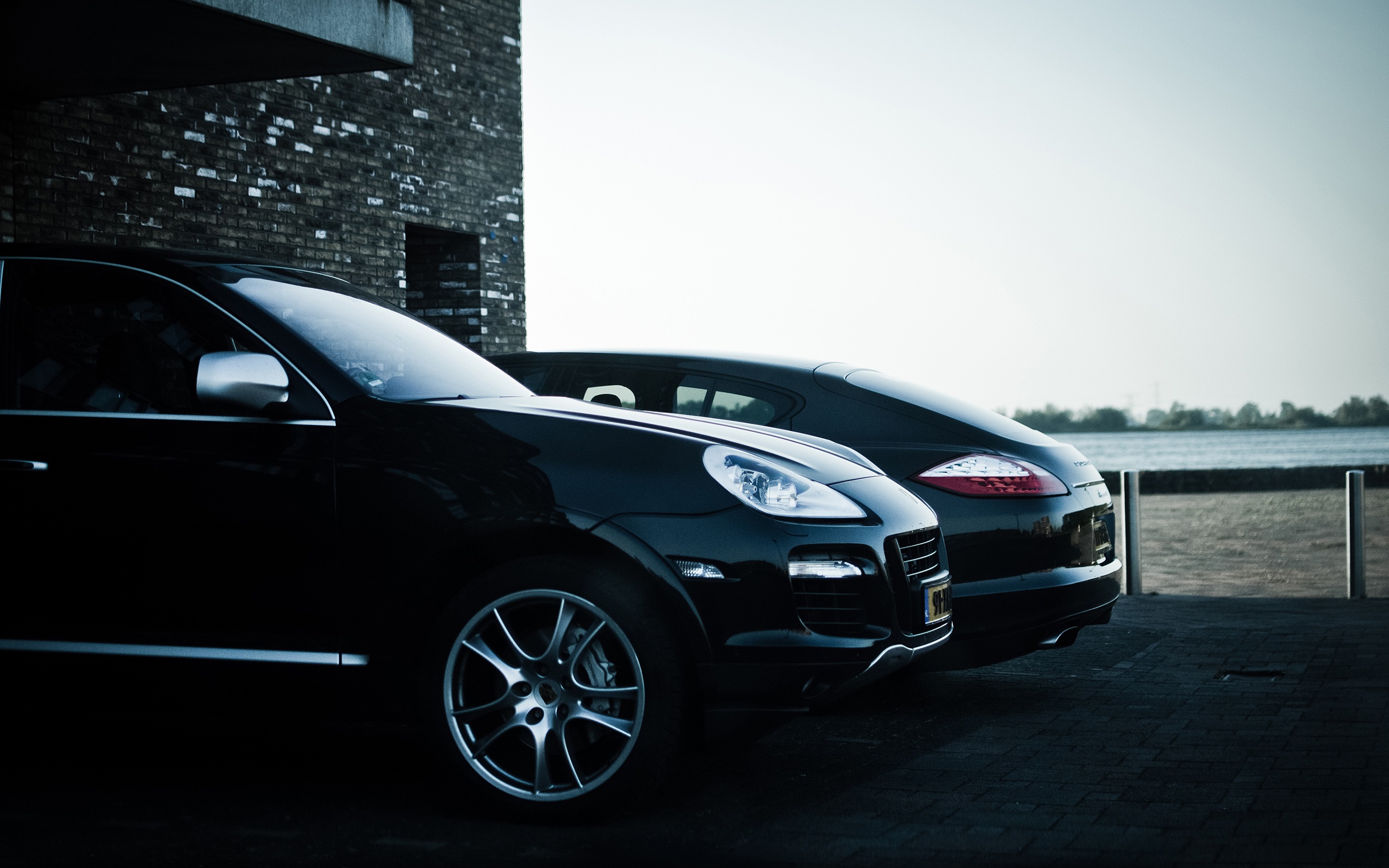 Porsche Cayenne Panamera Black Suv Car Wallpaper Cars Wallpaper Better