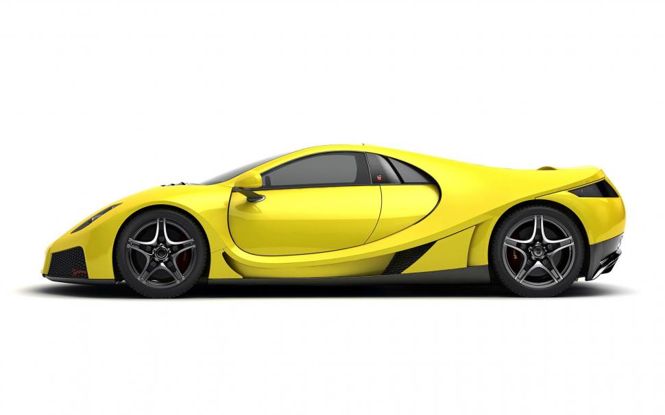 GTA Spano, Yellow Cars, Side View, White Background wallpaper,gta spano HD wallpaper,yellow cars HD wallpaper,side view HD wallpaper,white background HD wallpaper,2560x1600 wallpaper