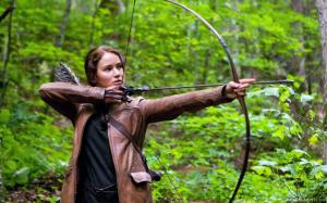 Jennifer Lawrence in Hunger Games wallpaper thumb