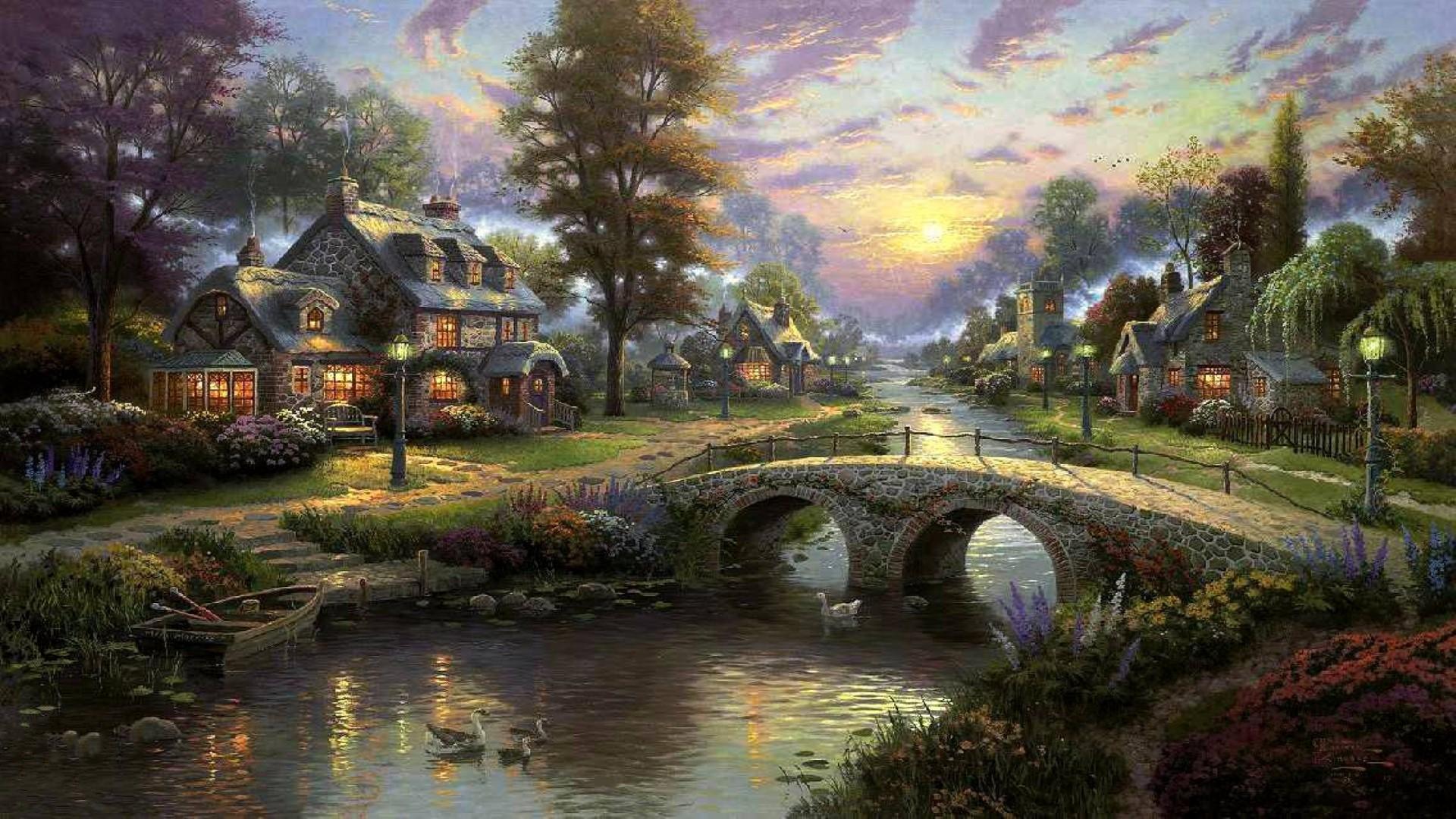 http://www.wallpaperbetter.com/wallpaper/40/497/168/village-stream-1080P-wallpaper.jpg