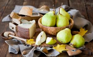 Pears and cheese wallpaper thumb