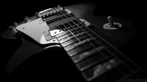 Guitar Black And White  Free Background Desktop Images wallpaper thumb