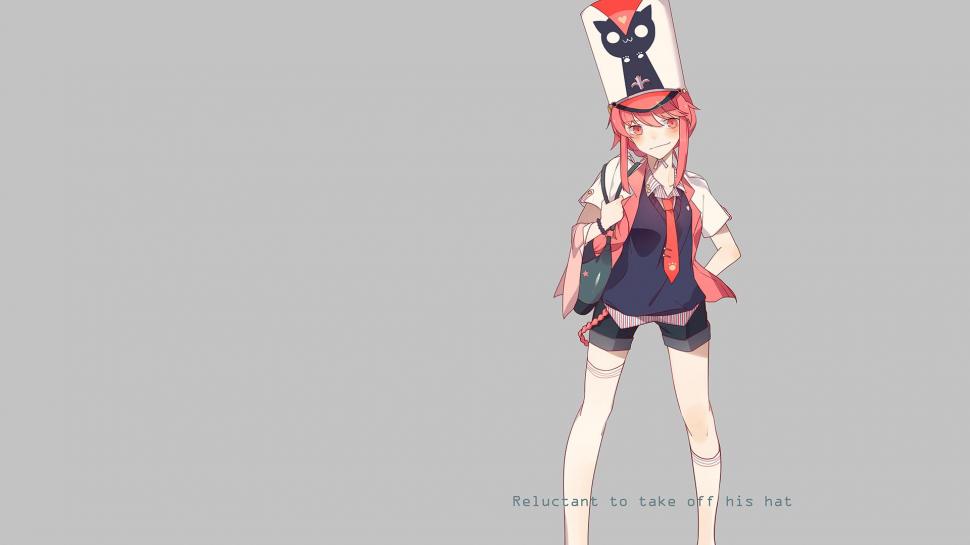 Jakuzure Nonon Kill La Kill Anime Girls Bag Simple Background Wallpaper Anime Wallpaper Better