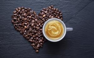 Food of drink, coffee and coffee beans wallpaper thumb