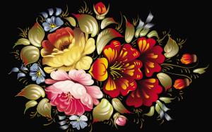 Asian Flowers wallpaper thumb