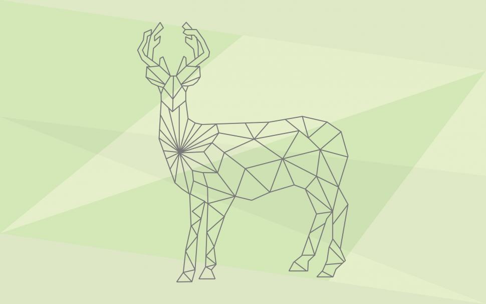 Deer, Pattern, Light Green, Minimalism wallpaper,deer HD wallpaper,pattern HD wallpaper,light green HD wallpaper,minimalism HD wallpaper,2880x1800 wallpaper