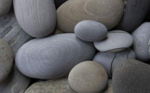 Grey Rounded Stones wallpaper thumb