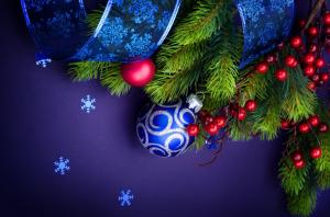needles, thread, christmas decorations, snowflakes, ribbon, new year, christmas wallpaper thumb