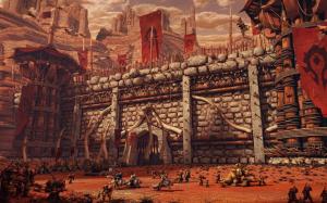 world of warcraft, horde, orgrimmar, wall wallpaper thumb