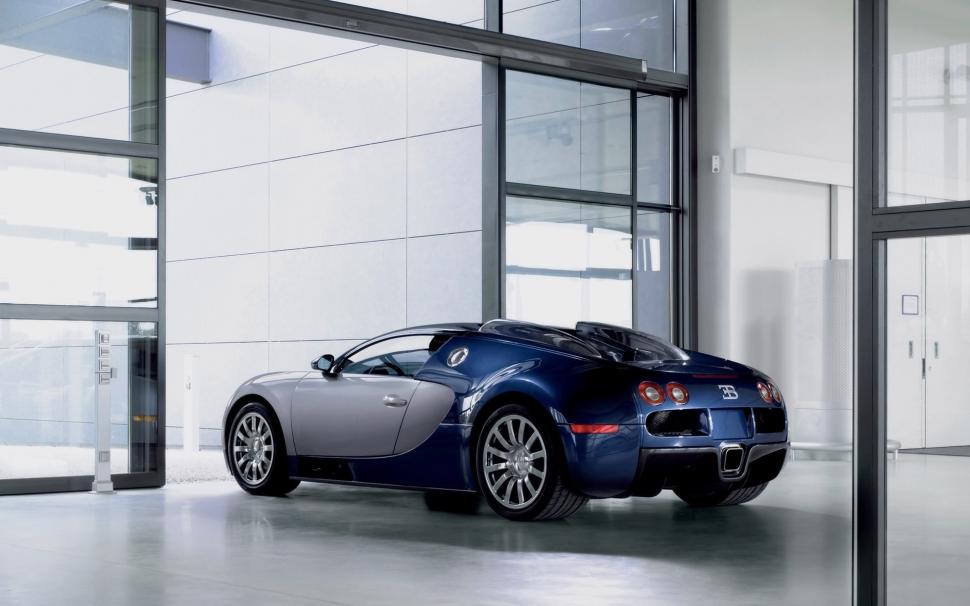 Bugatti Veyron 2006 - Workshop in Molsheim - Rear Angle wallpaper,Bugatti Veyron HD wallpaper,1920x1200 wallpaper